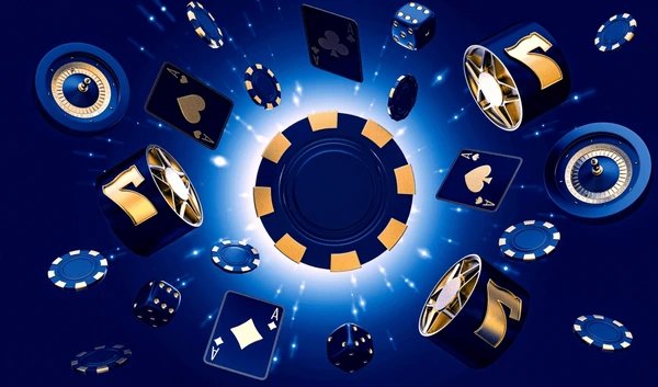 Demo mode interface on laskar showing virtual chips and practice Caribbean Stud Poker hands